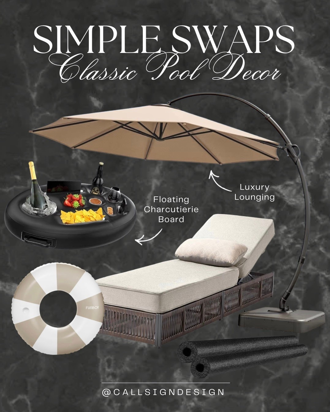 Classy, elegant pool decor that feels refined without trying too hard. Clean lines, soft textures, and thoughtful details create a space that’s equal parts relaxing and elevated. 🌞💦

#PoolsideStyle #OutdoorLiving #ElegantDecor #TimelessDesign #ResortVibes #HomeDecor #DesignDetails #callsigndesign