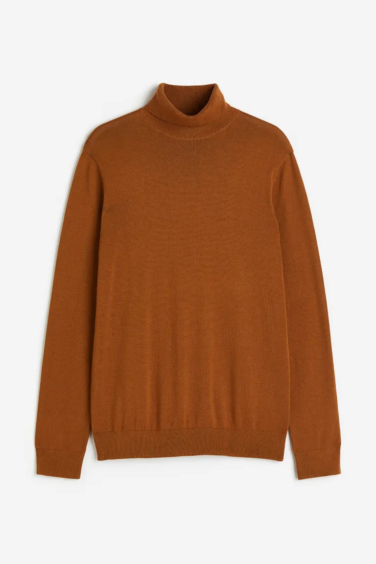 Slim Fit Fine-knit Turtleneck Sweater | H&M (US + CA)