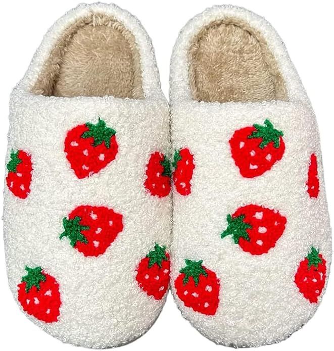 Evil Eyes Slippers For Women Strawberry Slippers Memory Foam Cowboy Cowgirl Hat And Boot Slippers... | Amazon (US)