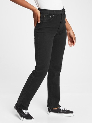 Sky High Rise Straight Leg Jeans | Gap (CA)