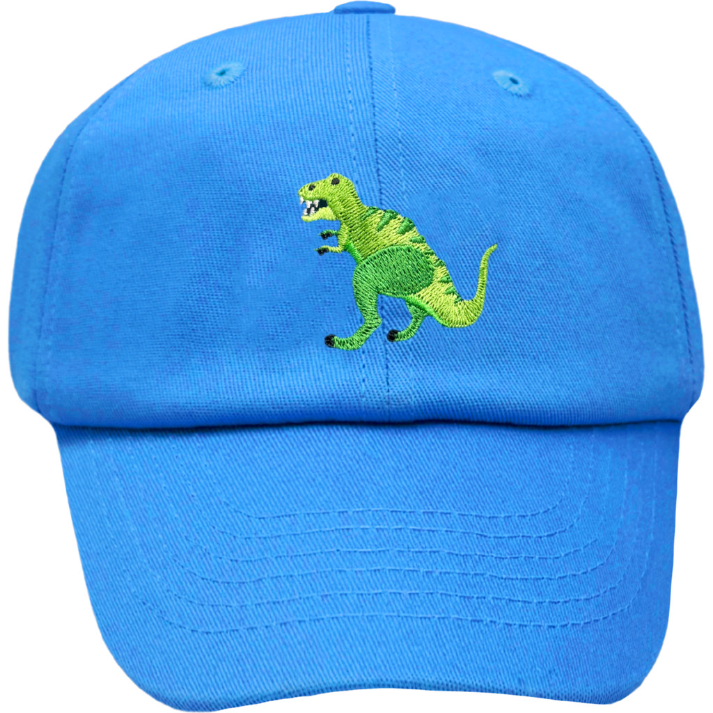 Bits & Bows T-Rex Dinosaur Twill Baseball Hat in Blue at Nordstrom, Size X-Small | Nordstrom