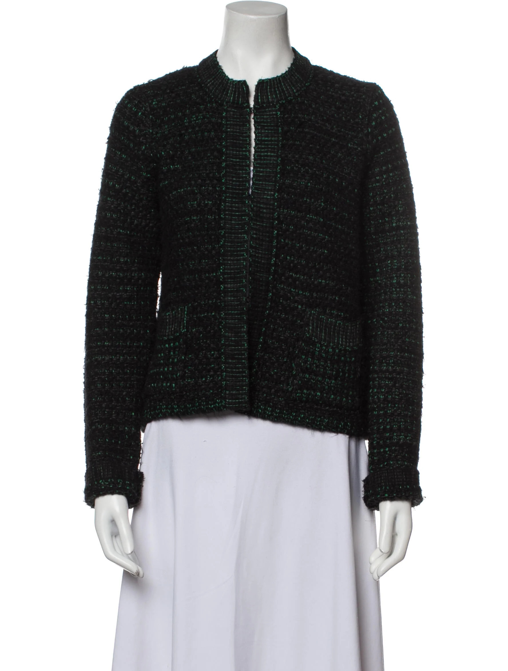 Tweed Pattern Evening Jacket | The RealReal