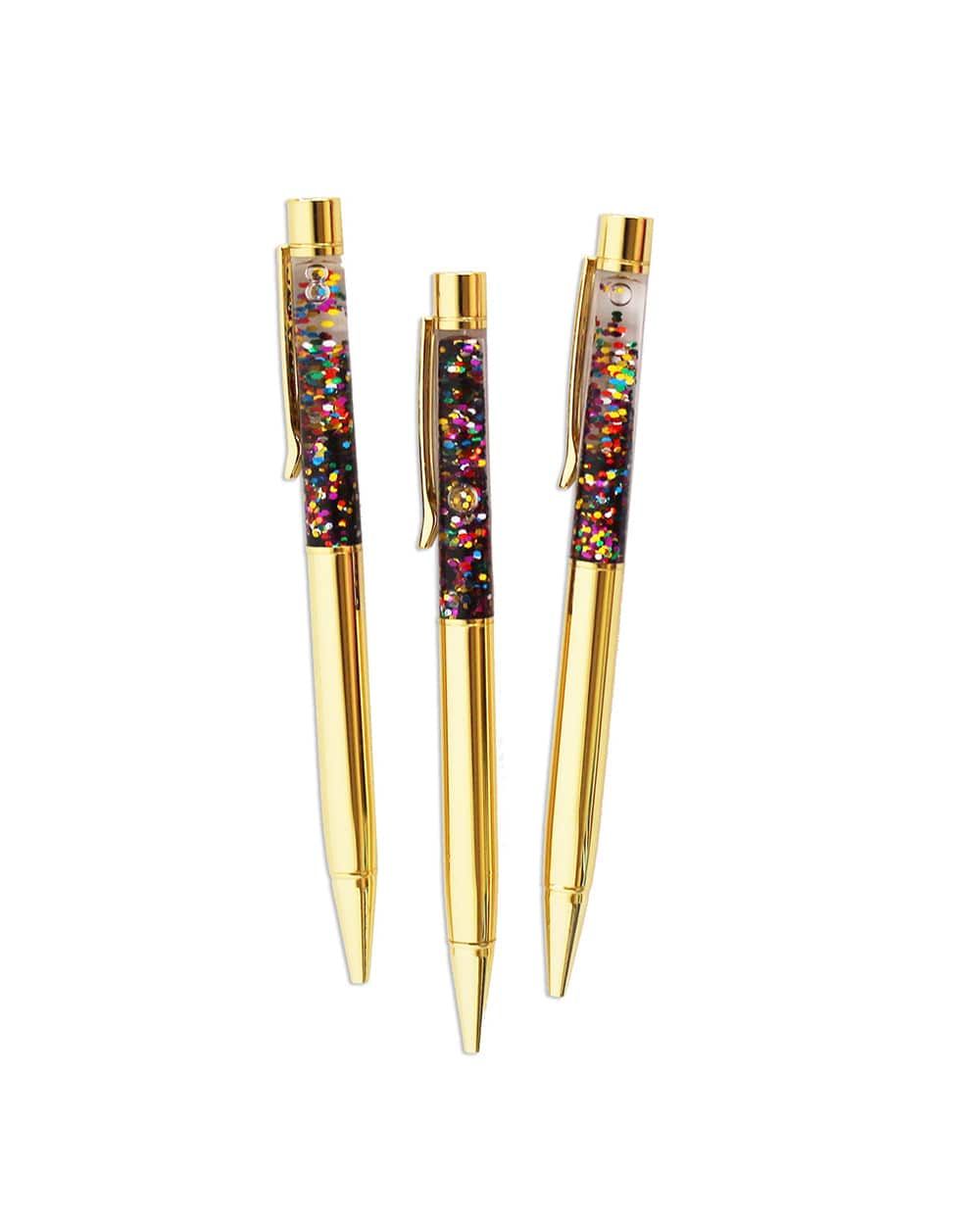 Essentials Confetti To The Point Ballpoint Pens | Packed Party