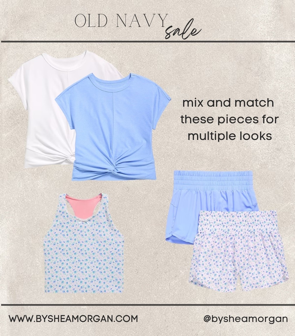 Girls activewear from old navy 