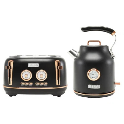Haden Dorset 4 Slice Wide Slot with Tray with Dorset 1.7 Liter Electric Kettle | Wayfair North America