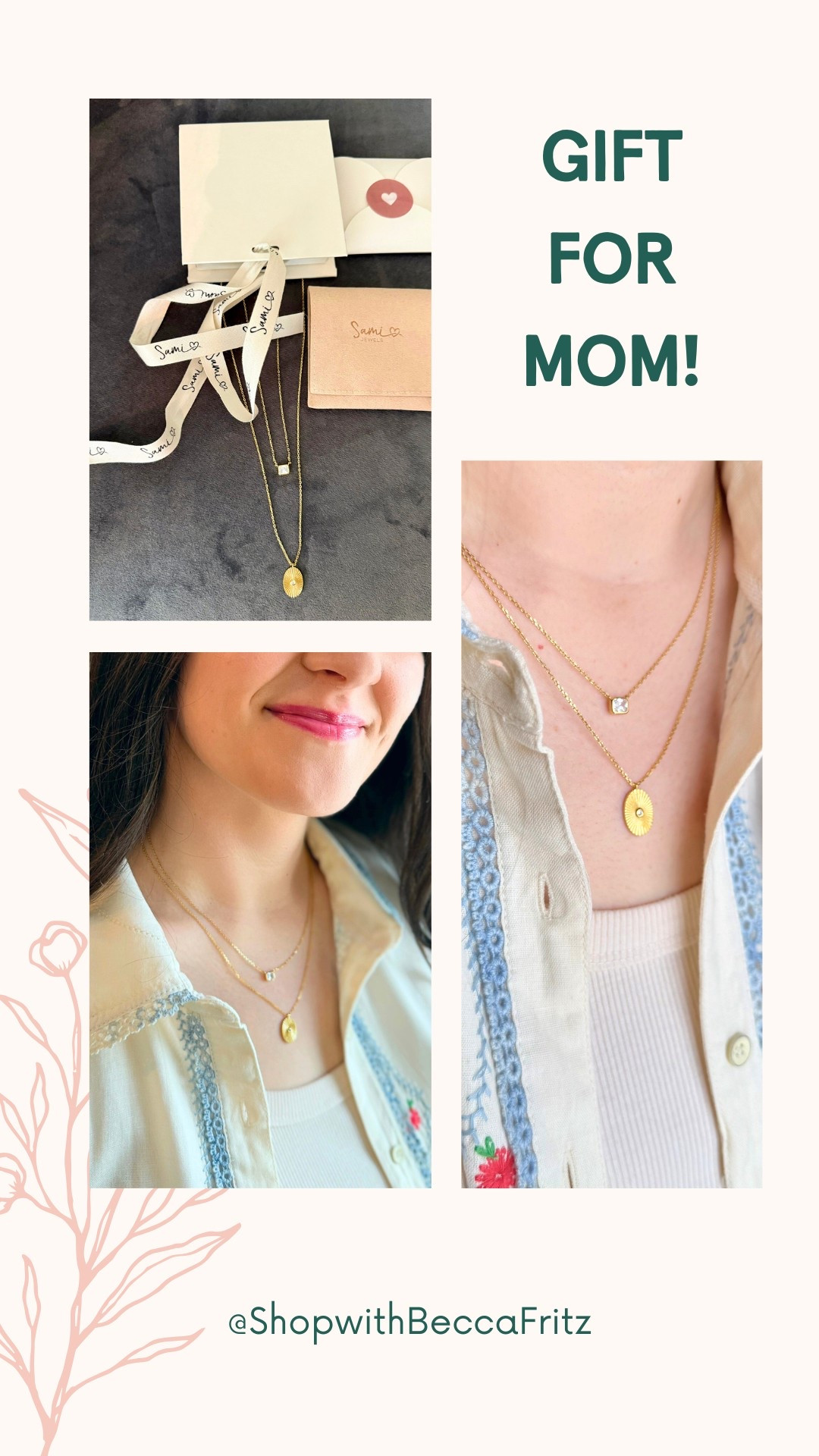 A gift as special as she is 💝 
I’m swooning over these @samijewels_ necklaces — they’re classic, beautiful, and perfect for Mother’s Day ✨ 
Shop the full glow with me on the LTK app!
#samijewels #samigirl #glowwithsami #ad

#LTKSaleAlert #LTKGiftGuide #LTKFindsUnder50