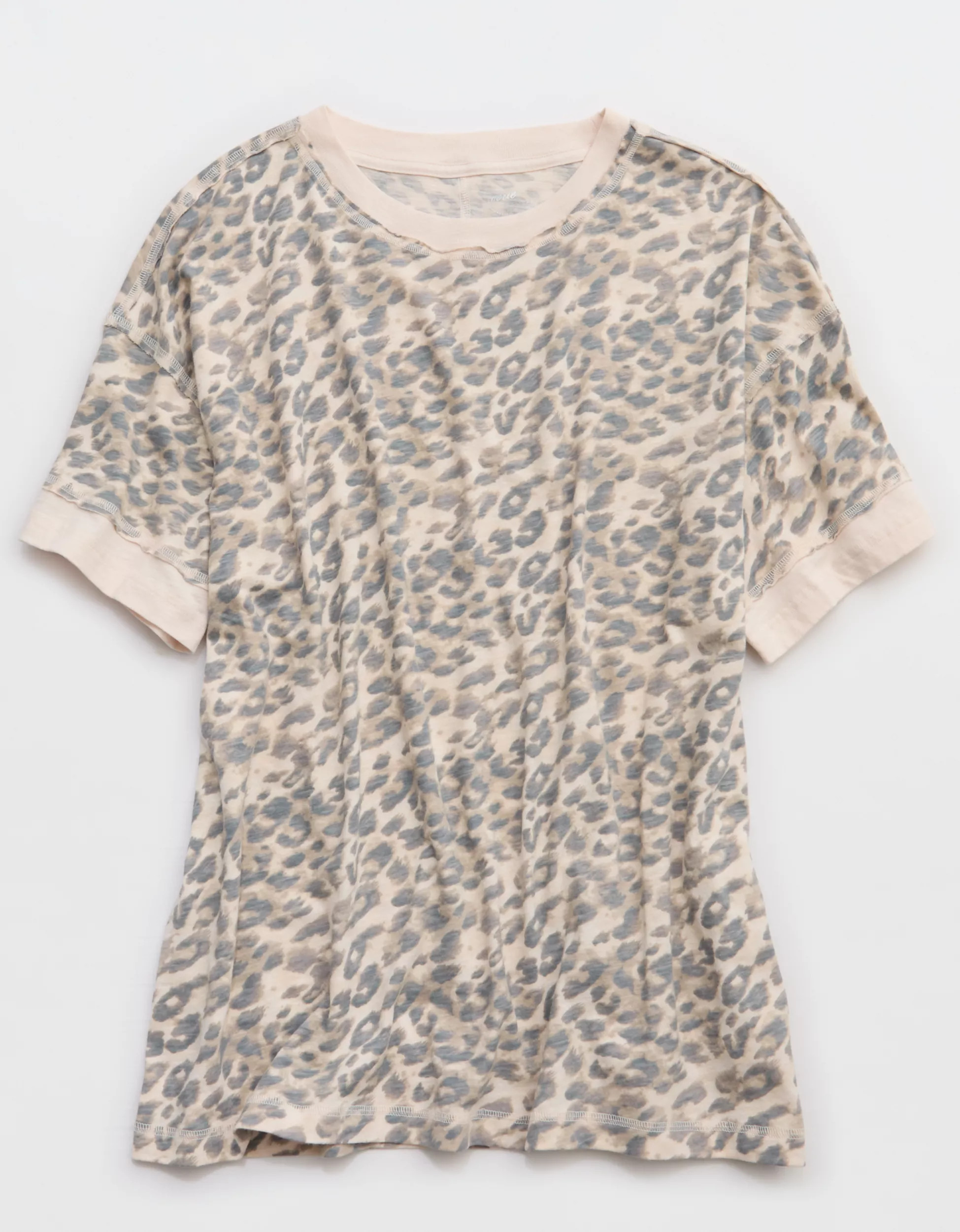Aerie Crew Oversized Boyfriend T-Shirt | American Eagle Outfitters (US & CA)