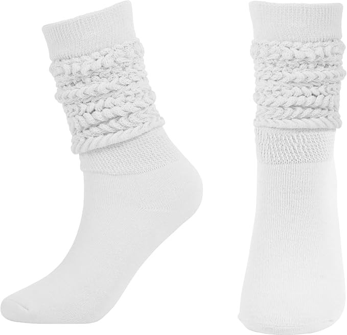 Slouch Socks Women - Knee High Scrunch Socks - Boot Socks for Women Size 5-11 | Amazon (US)