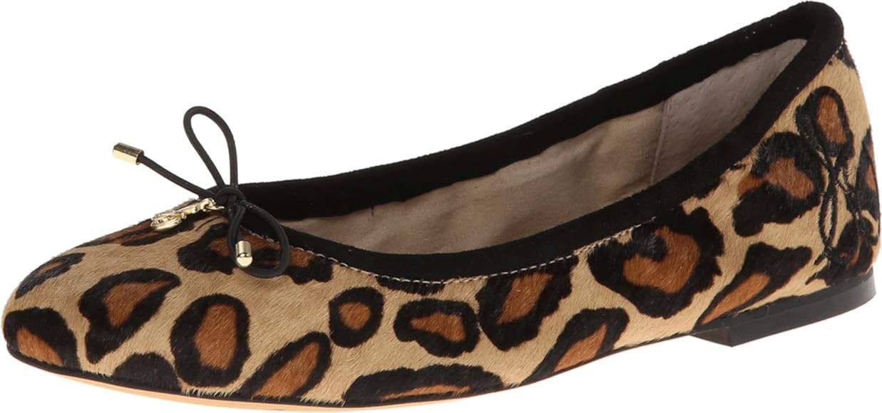Amazon.com | Sam Edelman Women's Felicia Ballet Flat, New Tan, 6.5 Wide US | Flats | Amazon (US)