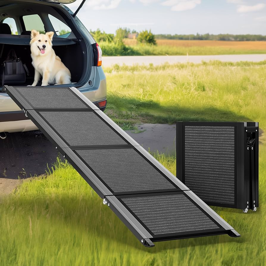 Dog Ramp for Car Large Dogs, The 3rd Gen Foldable Car Ramp for Dogs, 63"x17" Portable Dog Ramp wi... | Amazon (US)
