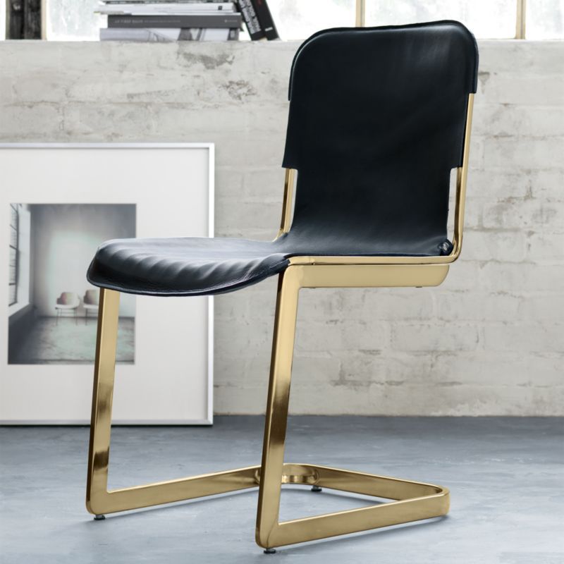 Rake Brass Chair + Reviews | CB2 | CB2