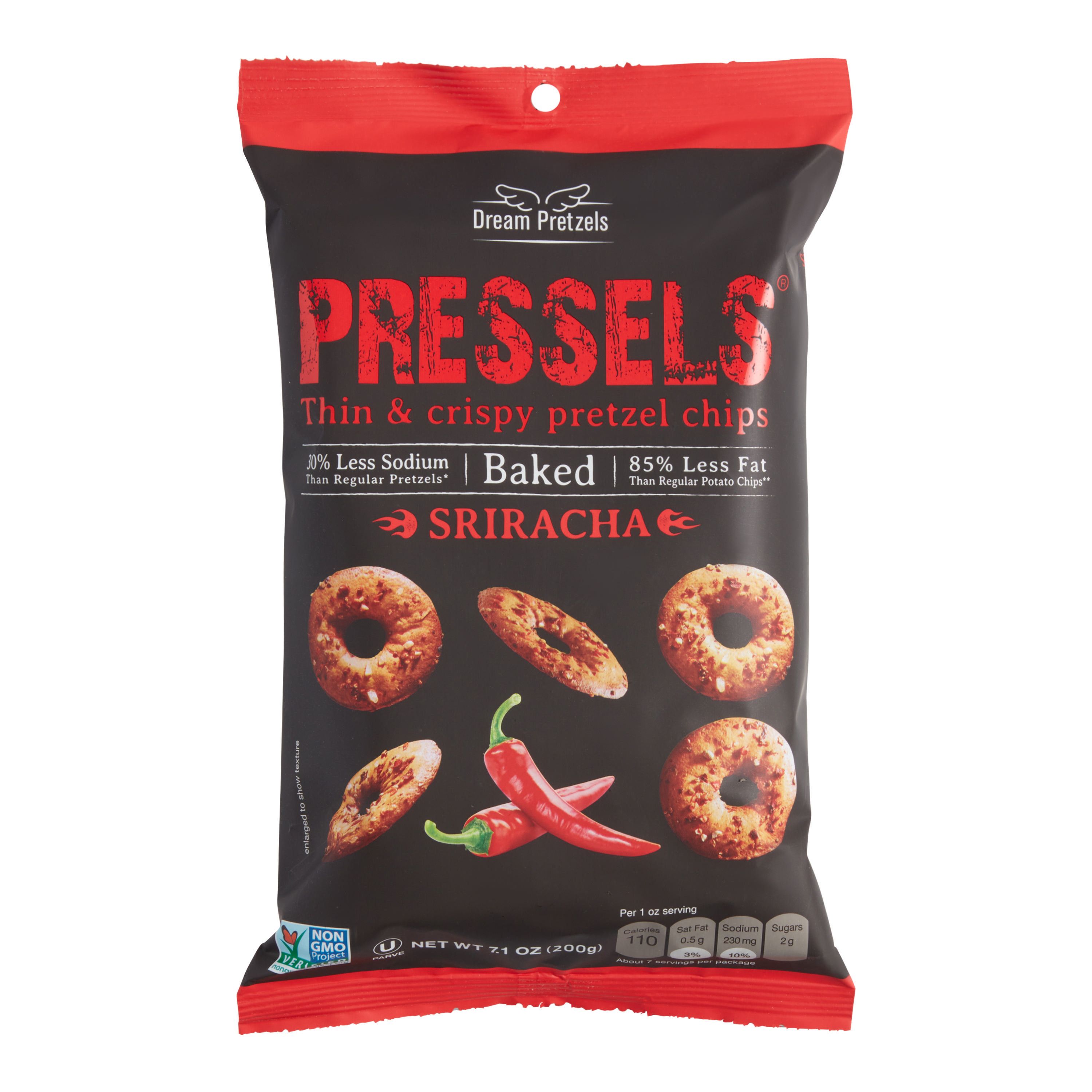 Pressels Sriracha Pretzel Chips Set of 2 | World Market