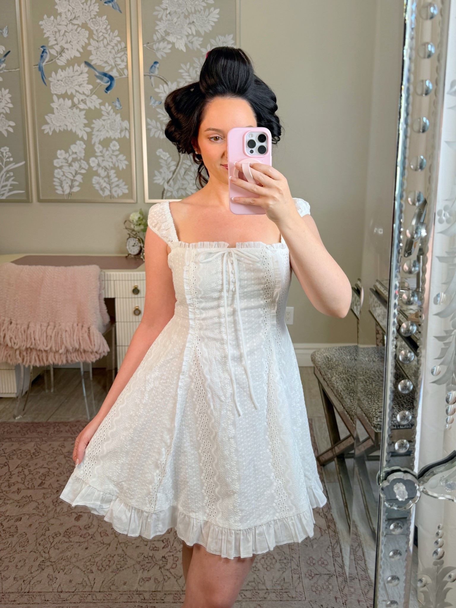 Wore this spring white dress for
Family photos! This white dress is from Target! So cute! Wearing XS runs TTS

#LTKSaleAlert #LTKgrwm #LTKPetite