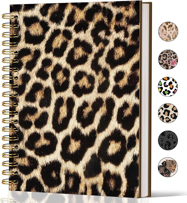 Lacama Leopard Print Gifts for Women Cheetah Print Gifts Notebook Journal | Amazon (US)