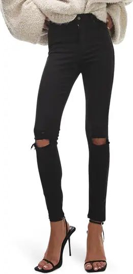 Jamie High Waist Ripped Skinny Jeans | Nordstrom