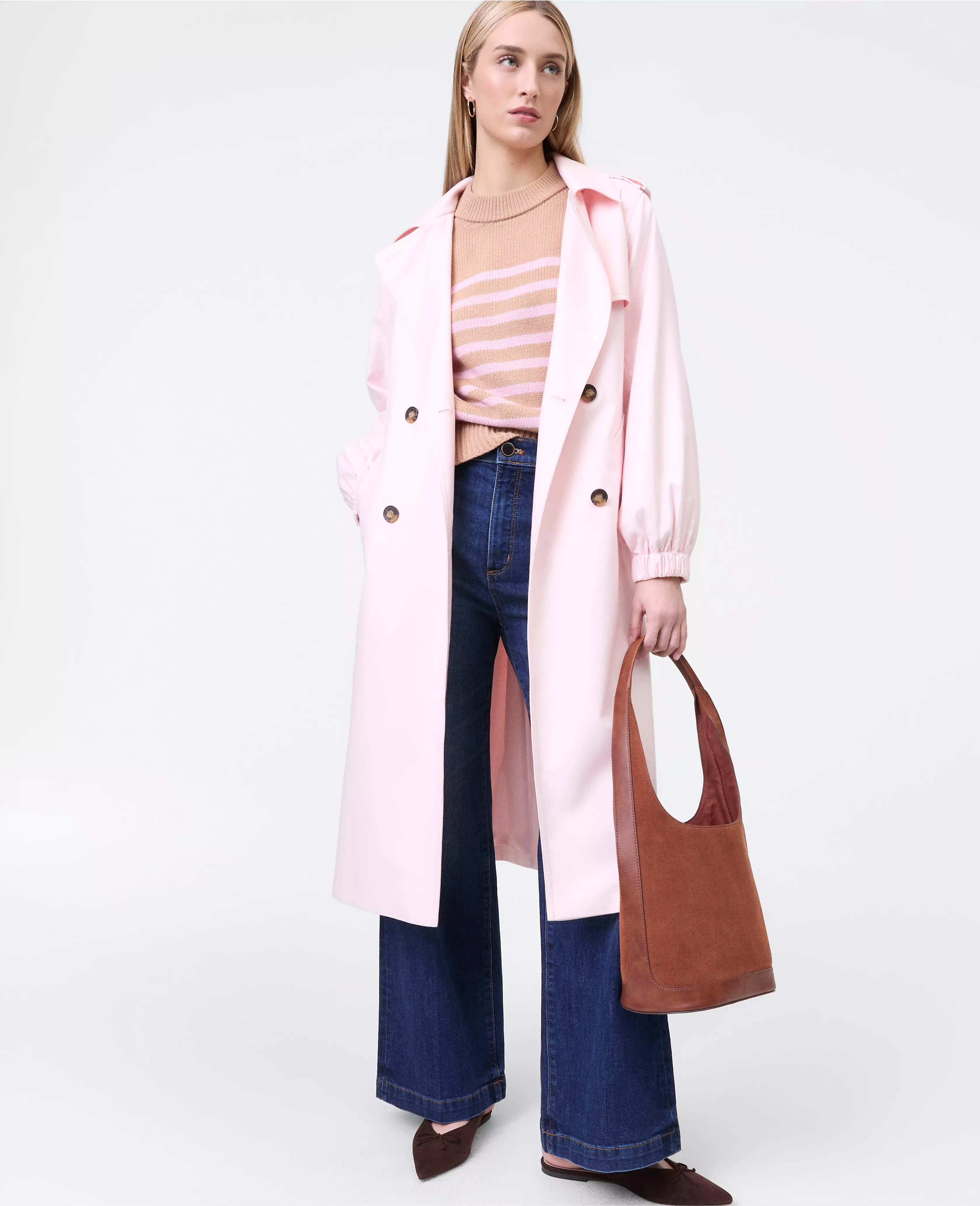 Weekend Collection Hooded Trench Coat | Ann Taylor