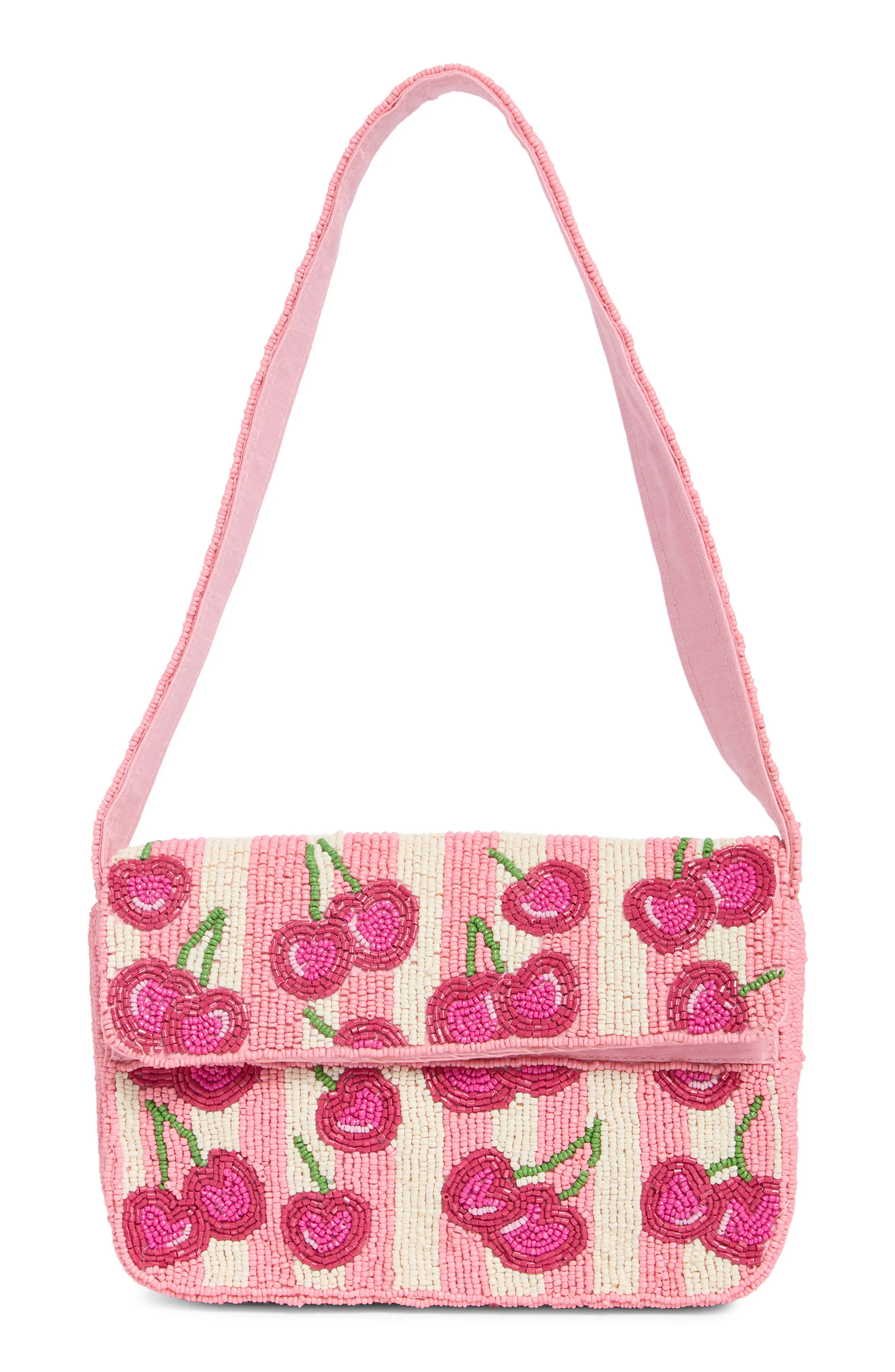 Beaded Cherries Baguette Shoulder Bag (Women) | Nordstromrack | Nordstrom Rack