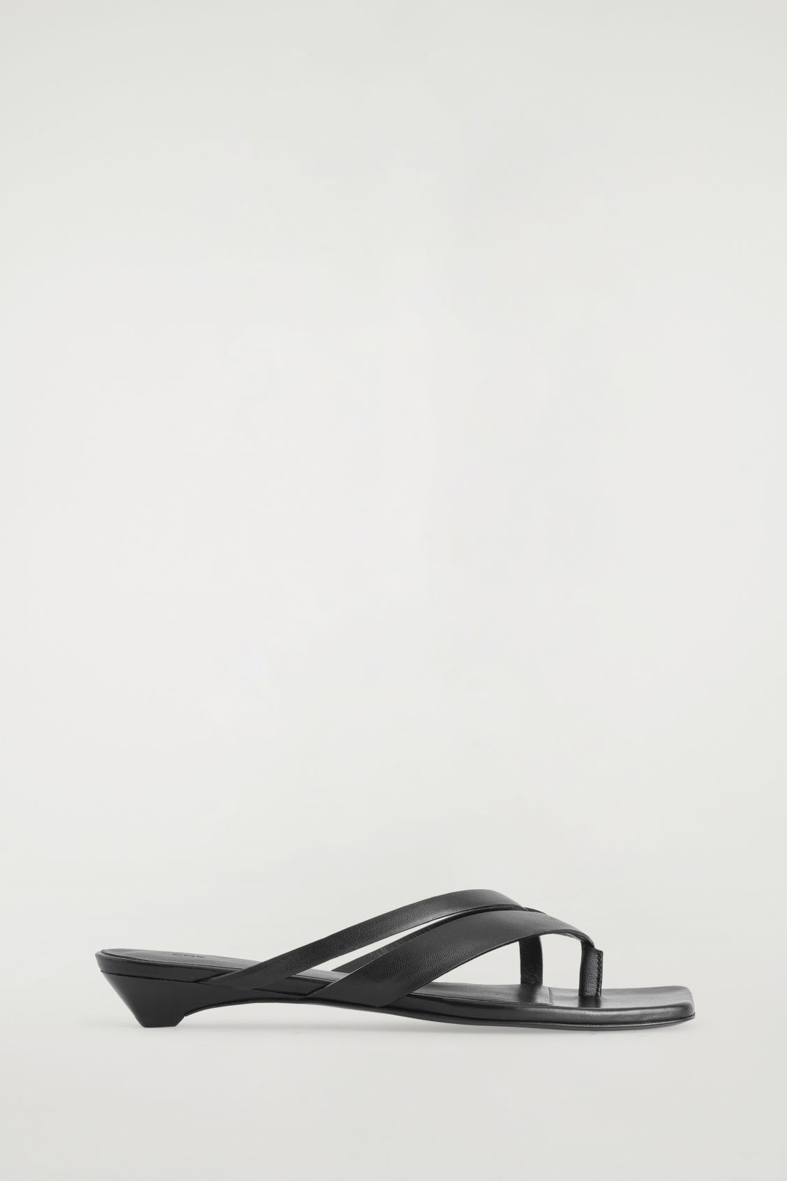 CROSSOVER-STRAP KITTEN-HEEL SANDALS | COS (US)