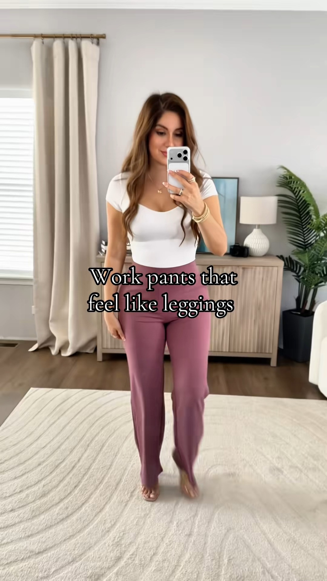 Work pants that feel like leggings! 

 #LTKootd #LTKSeasonal #LTKFindsUnder50