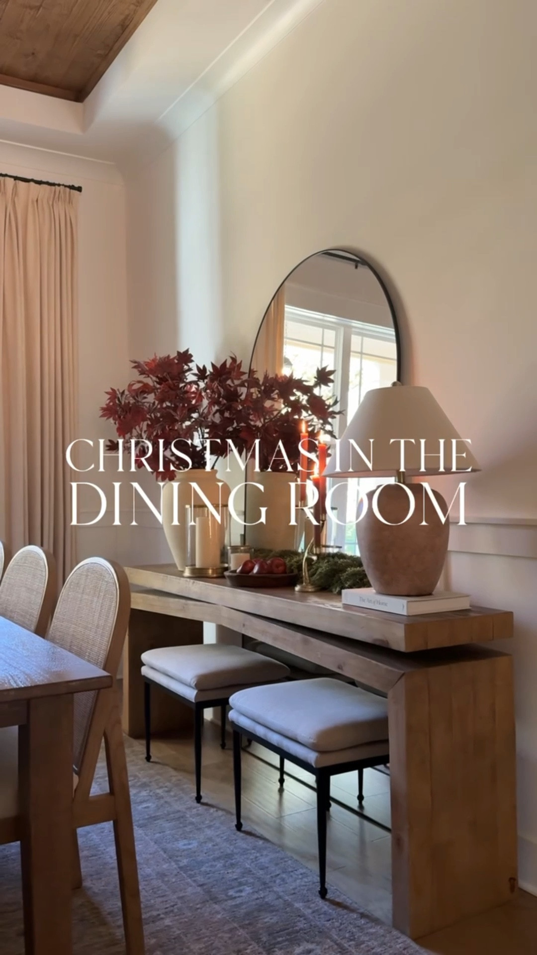 I love how Christmas came together in our dining room this year! It’s the pops of red and twinkle lights for me 😍 I’m using 2 of these branches here!

#LTKHoliday #LTKFindsUnder50 #LTKHome