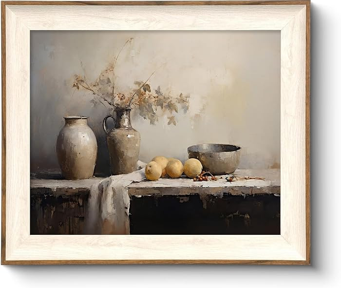 ASTRDECOR Framed Kitchen Wall Art Prints, Rustic Kitchen Farmhouse Wall Decor Living Room, Vintag... | Amazon (US)