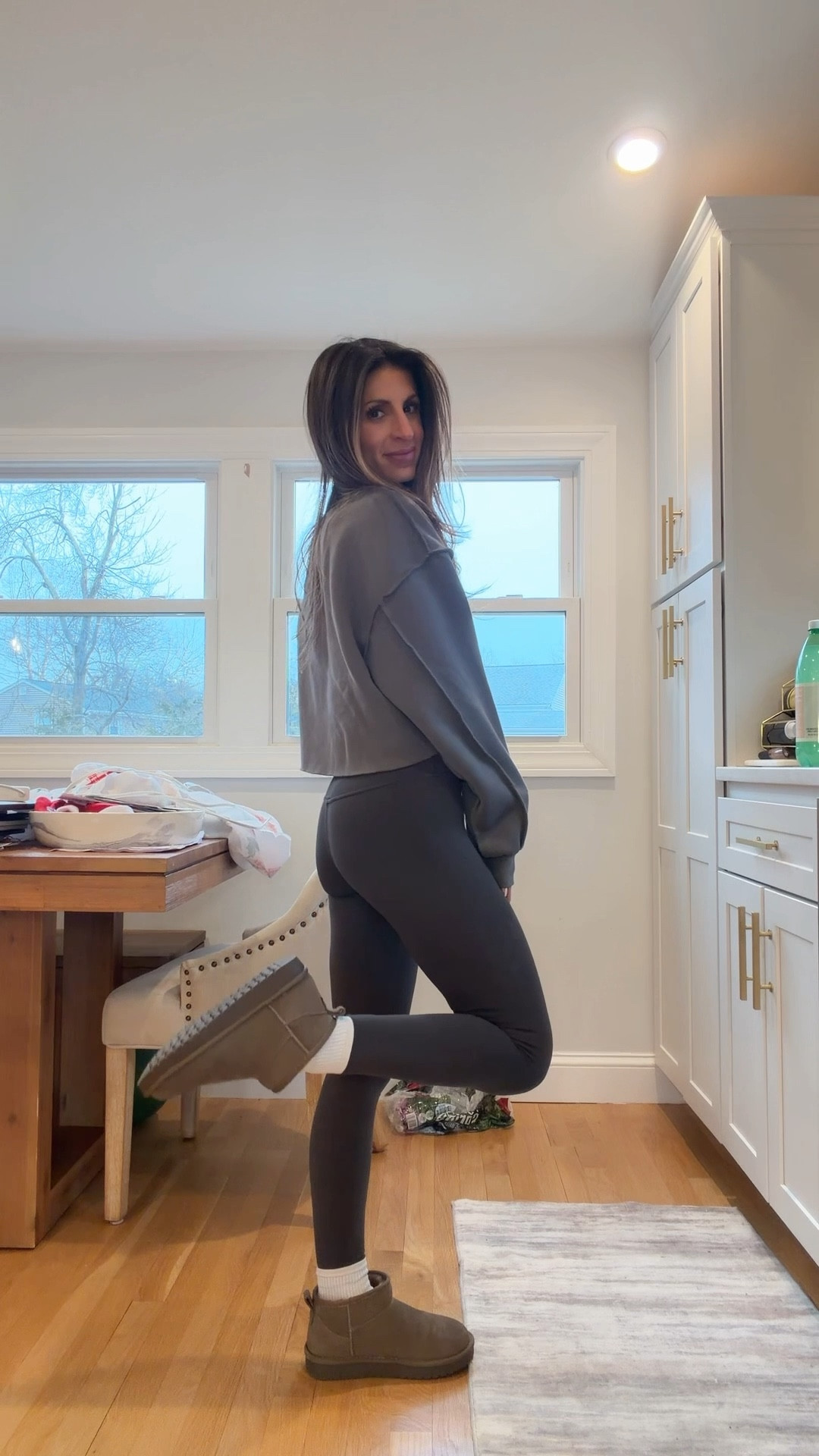 Neutral cozy outfits are my everyday uniform 🤎 This cropped sweatshirt + high-waisted leggings combo is flattering, comfy, and perfect for mom life, errands, or lounging at home. Finished it off with cozy boots for an easy winter athleisure look you can actually live in. I’ve been loving this charcoal grey color! ✨

#neutraloutfit #neutralstyle #cozyoutfit #everydayoutfit #athleisurewear #leggingsoutfit #croppedsweatshirt #winterathleisure #casualoutfitideas #momstyle #momoutfit #amazonfashion #amazonfinds #comfortablesyle #minimalstyle #matchingset

#LTKFindsUnder100 #LTKootd #LTKPetite