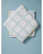 2pk Daisy Print Bath Towels | Towels | HomeGoods | HomeGoods