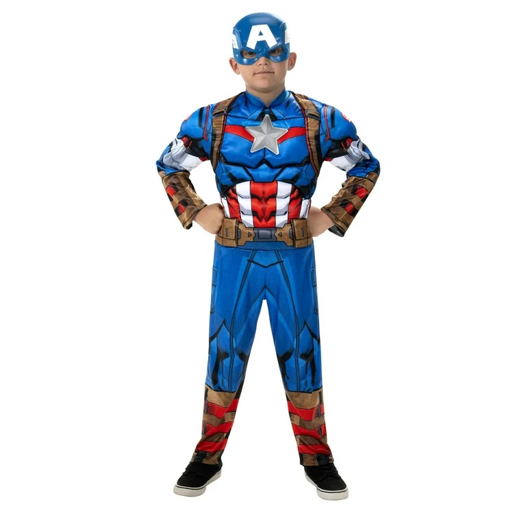 Marvel Captain America Youth Size M Halloween Costume Ages 8+ | Walmart (US)