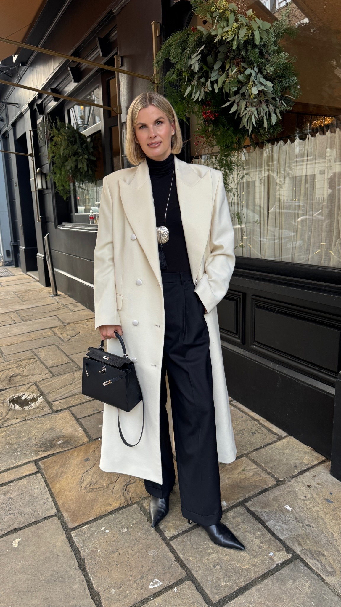 My look today! 
Size medium/uk 10 top and trousers 
Shoes true to size 

#LTKstyletip #LTKwinter #LTKeurope