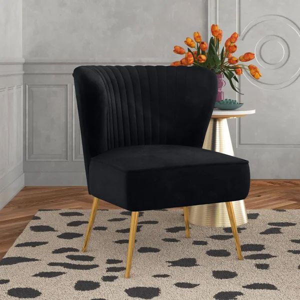 Lisette 26'' Wide Tufted Velvet Side Chair | Wayfair North America