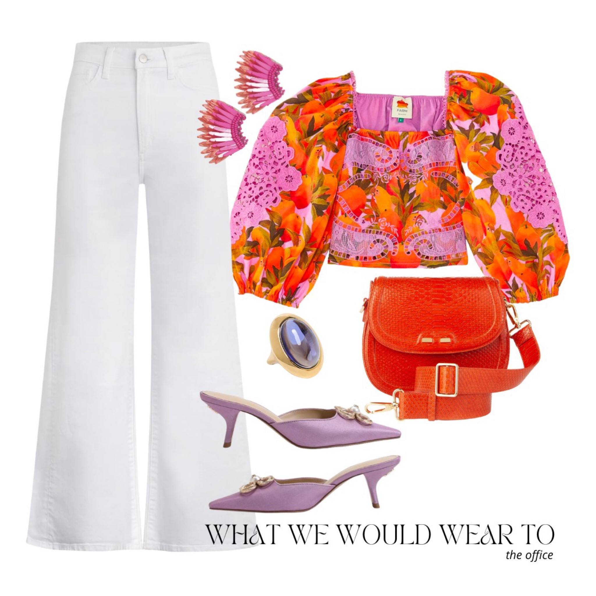 Lilac office outfit 💜