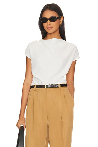 Amanda Uprichard Fersia Top in Ivory from Revolve.com | Revolve Clothing (Global)