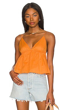 FAITHFULL THE BRAND x REVOLVE Parcia Top in Mango from Revolve.com | Revolve Clothing (Global)