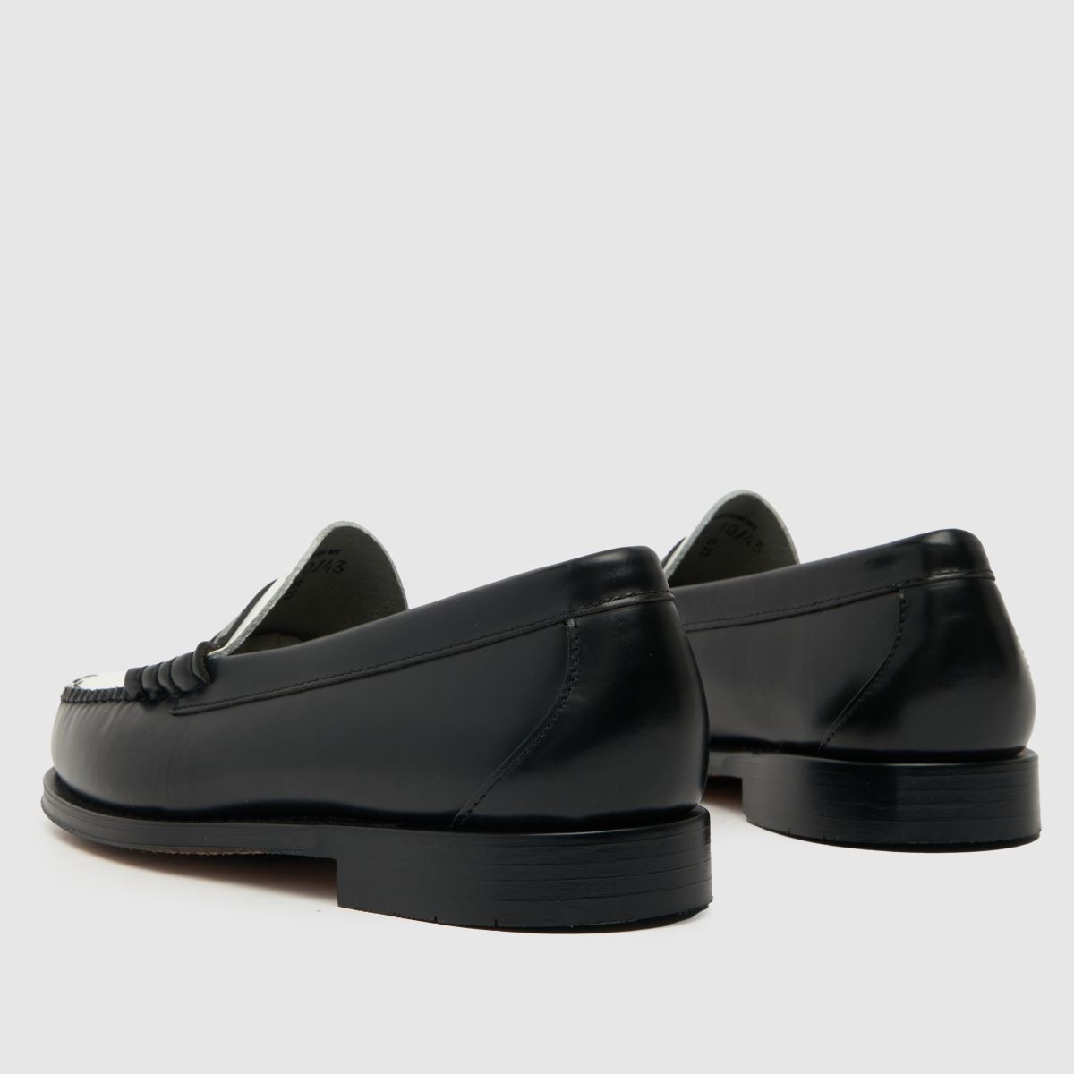 Mens Black & White G.H. BASS Heritage Larson Penny Loafer Shoes | schuh | Schuh