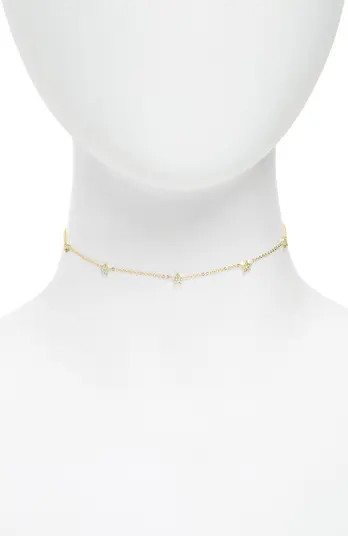 Argento Vivo Sterling Silver Argento Vivo Pavé Star Choker Necklace | Nordstrom | Nordstrom