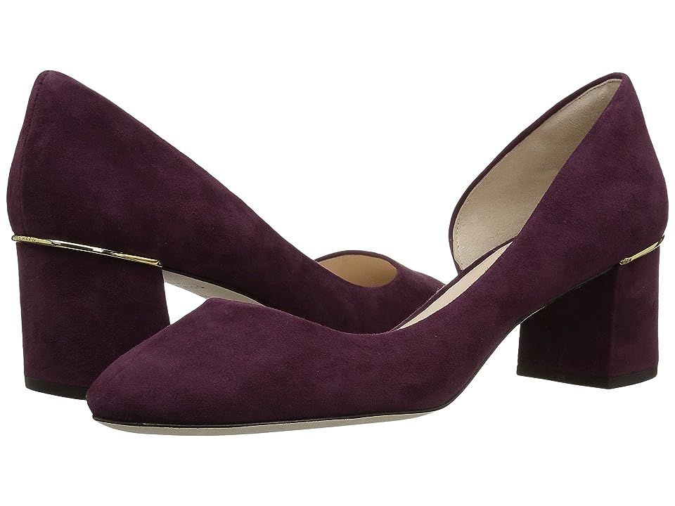 Cole Haan Laree Grand Pump 55mm (Fig Suede) Women's Shoes | 6pm