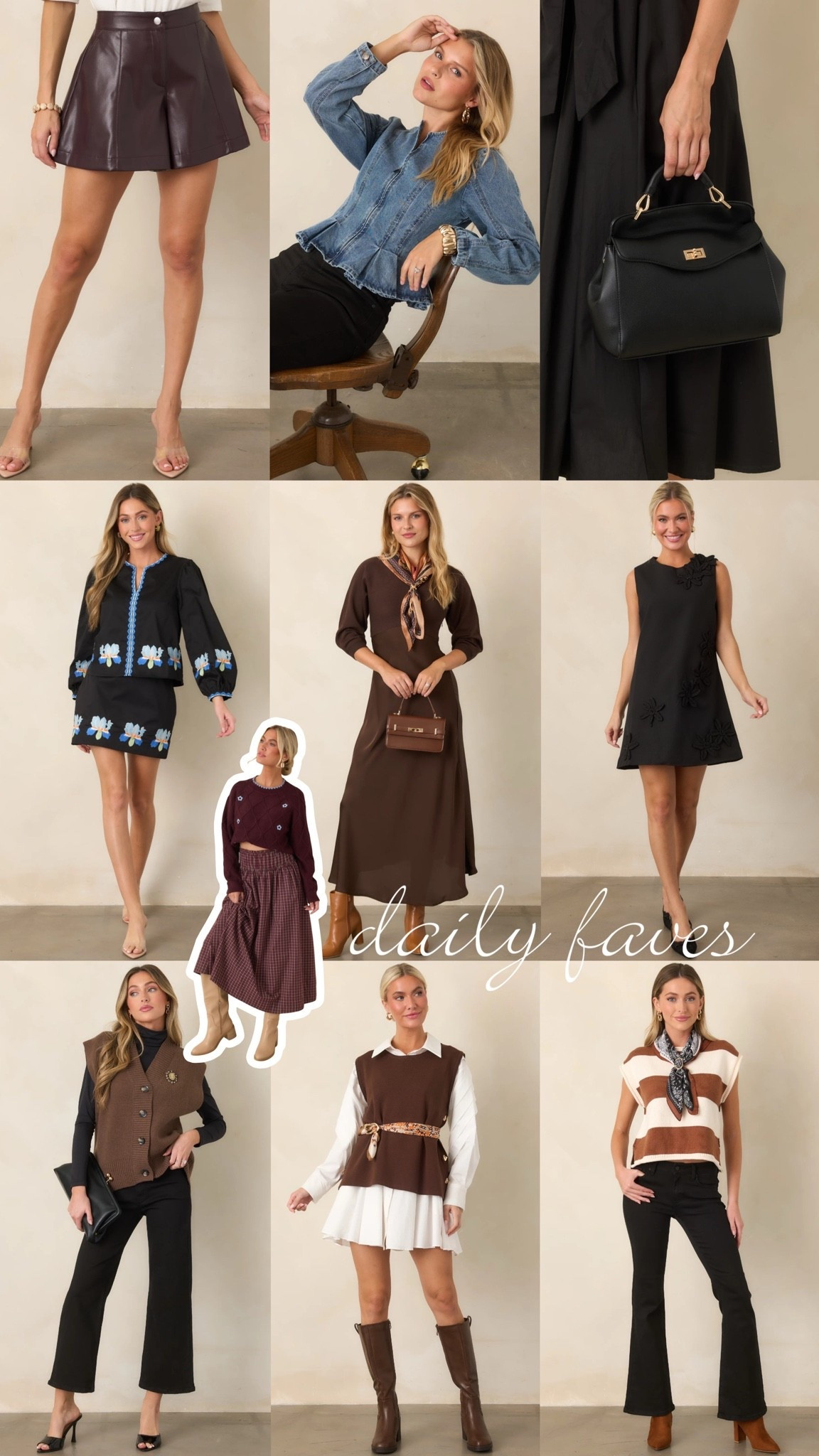 Daily Faves: Fall Browns & Blacks 🍂🙌🤎✨

#LTKSeasonal #LTKootd #LTKWorkwear