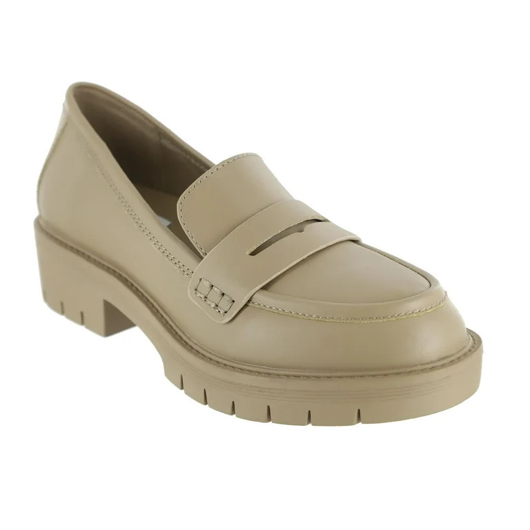 Eloquii Elements Women's Wide Width Lug Sole Loafer - Walmart.com | Walmart (US)
