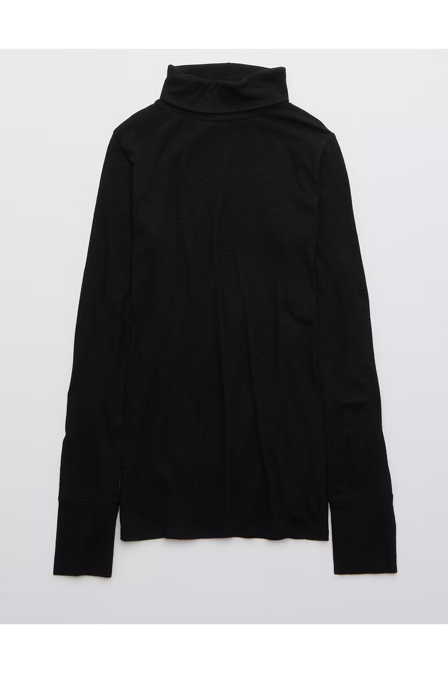 Aerie Ribbed Long Sleeve Turtleneck | American Eagle Outfitters (US & CA)