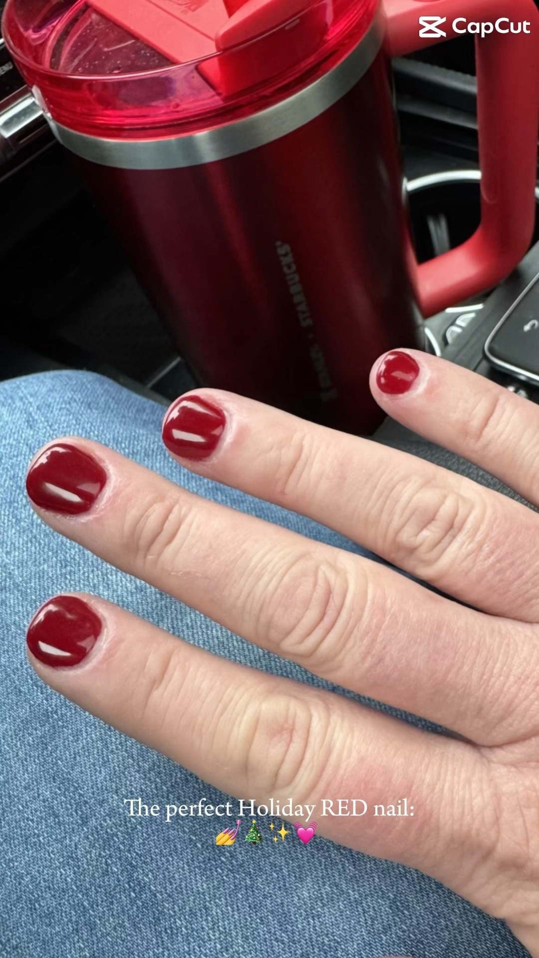 Sleighing the season with the ultimate holiday red 💅✨ Classic, bold, and festive, because nothing says ‘holiday ready’ like this perfect shade of red! (And it matches my Stanley!) 

#HolidayNails #RedNails #christmastime #classic

#LTKselfcare #LTKHoliday #LTKBeauty