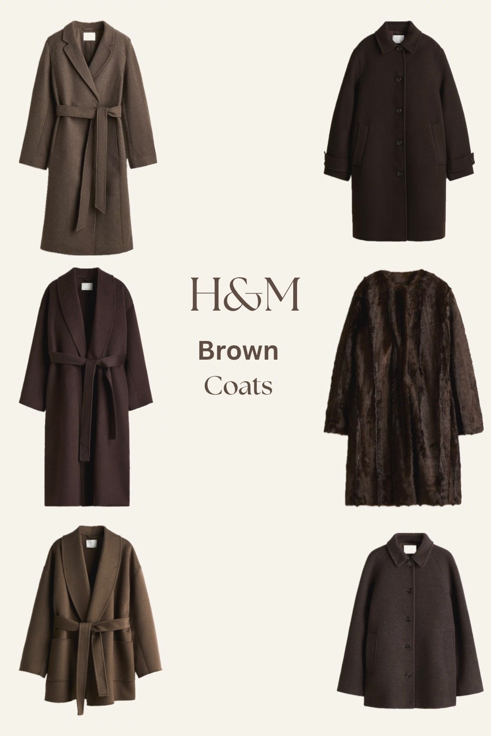 H&M coat collections : Brown edition

#LTKFashionMonth #LTKworkwear #LTKwinter