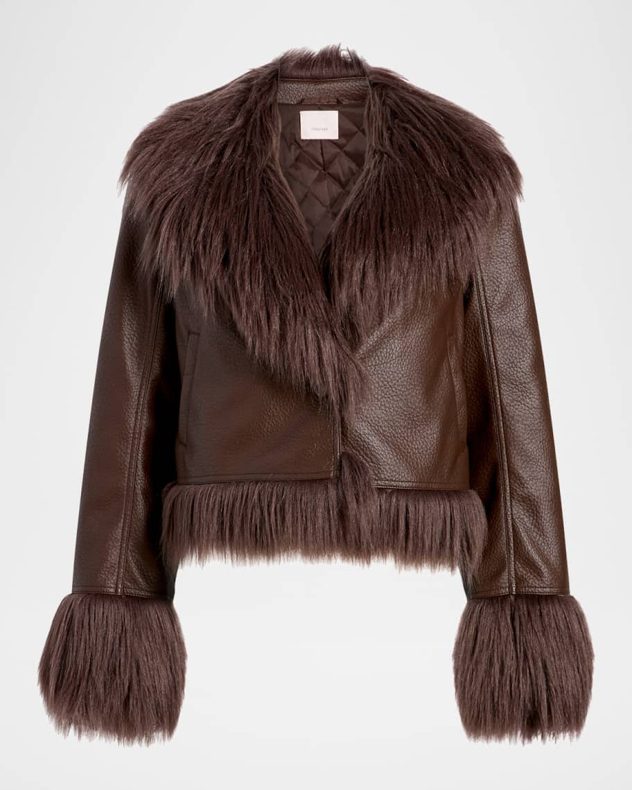 Panama Vegan Leather Jacket | Neiman Marcus