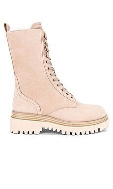 Lola Cruz Lace Up Boot in Nude from Revolve.com | Revolve Clothing (Global)
