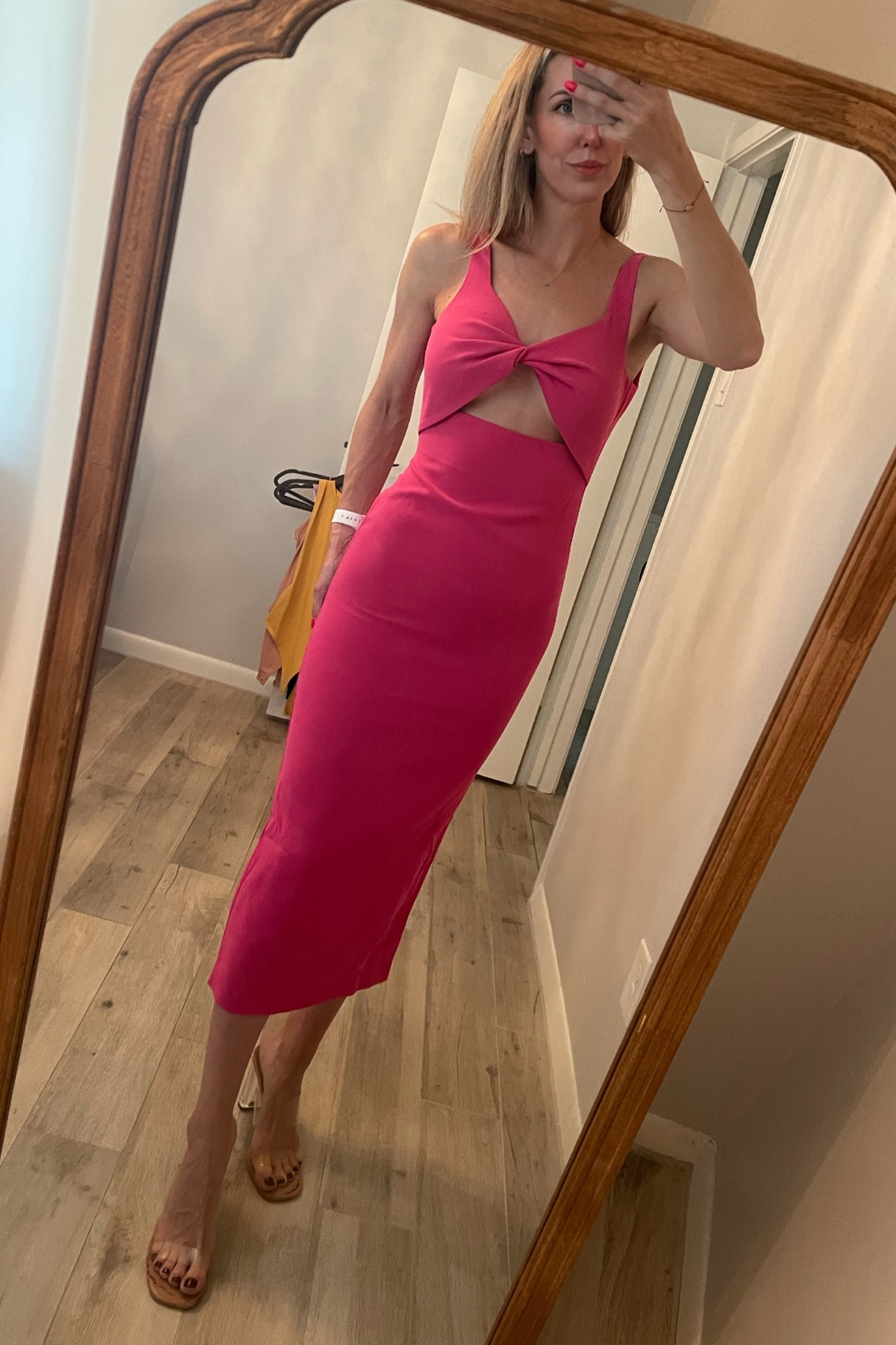 Pink midi dress  • wedding guest • date night • pink dress • revolve 

#LTKstyletip #LTKwedding
