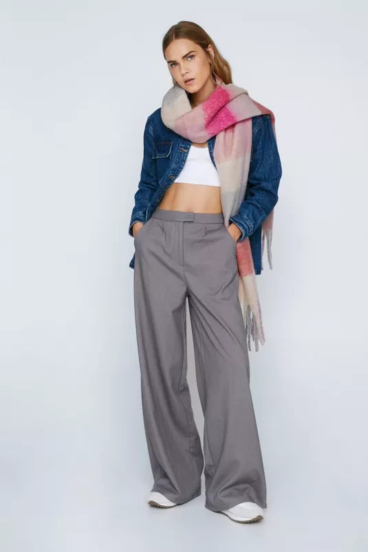 Wide Leg Suit Pants | Nasty Gal (US)
