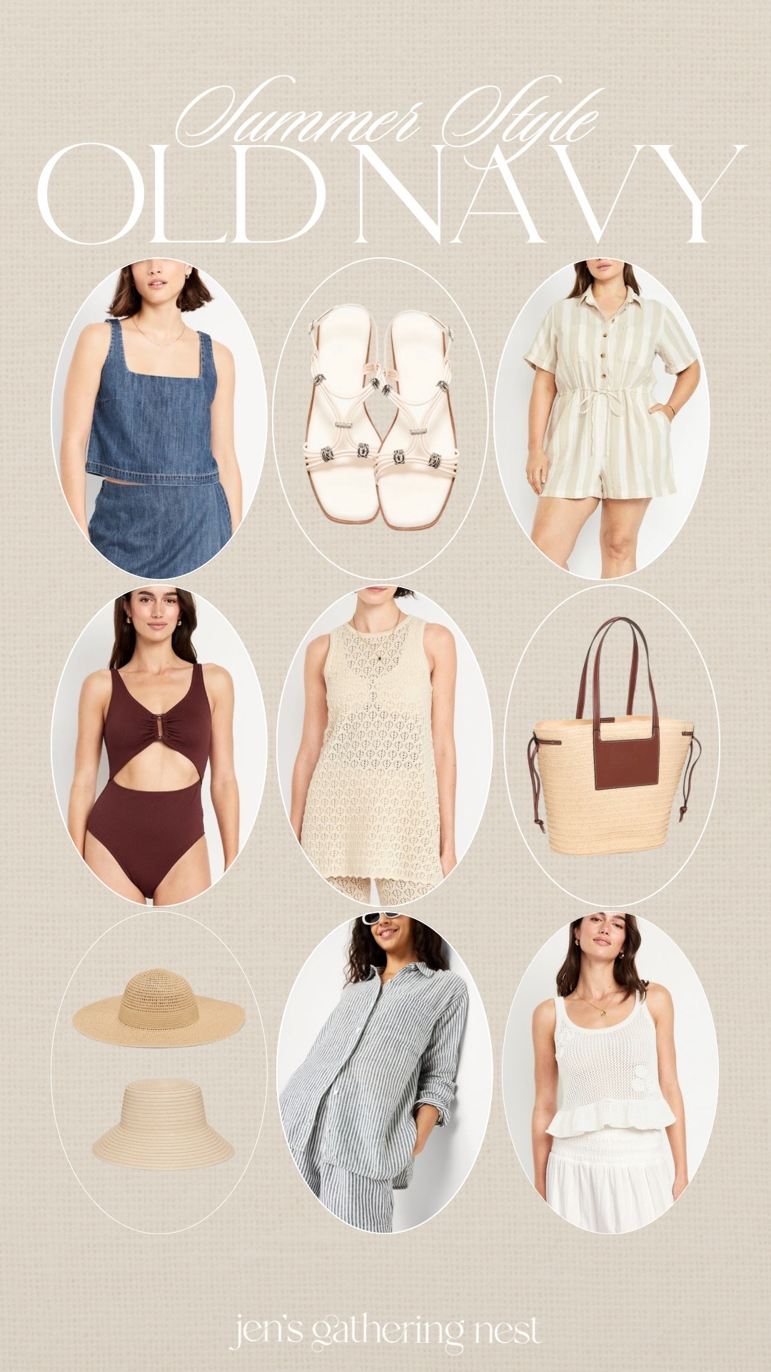 New at Old Navy — loving the linen + crochet finds 🤎

#linen #matchingset #swimwear #sandals #oldnavy #oldnavyfinds #summerstyle #resortwear #summerstyle #summerfashion #linen #strawbag #strawhat #swimsuit

#LTKSummerEdit #LTKSeasonal #LTKFindsUnder50