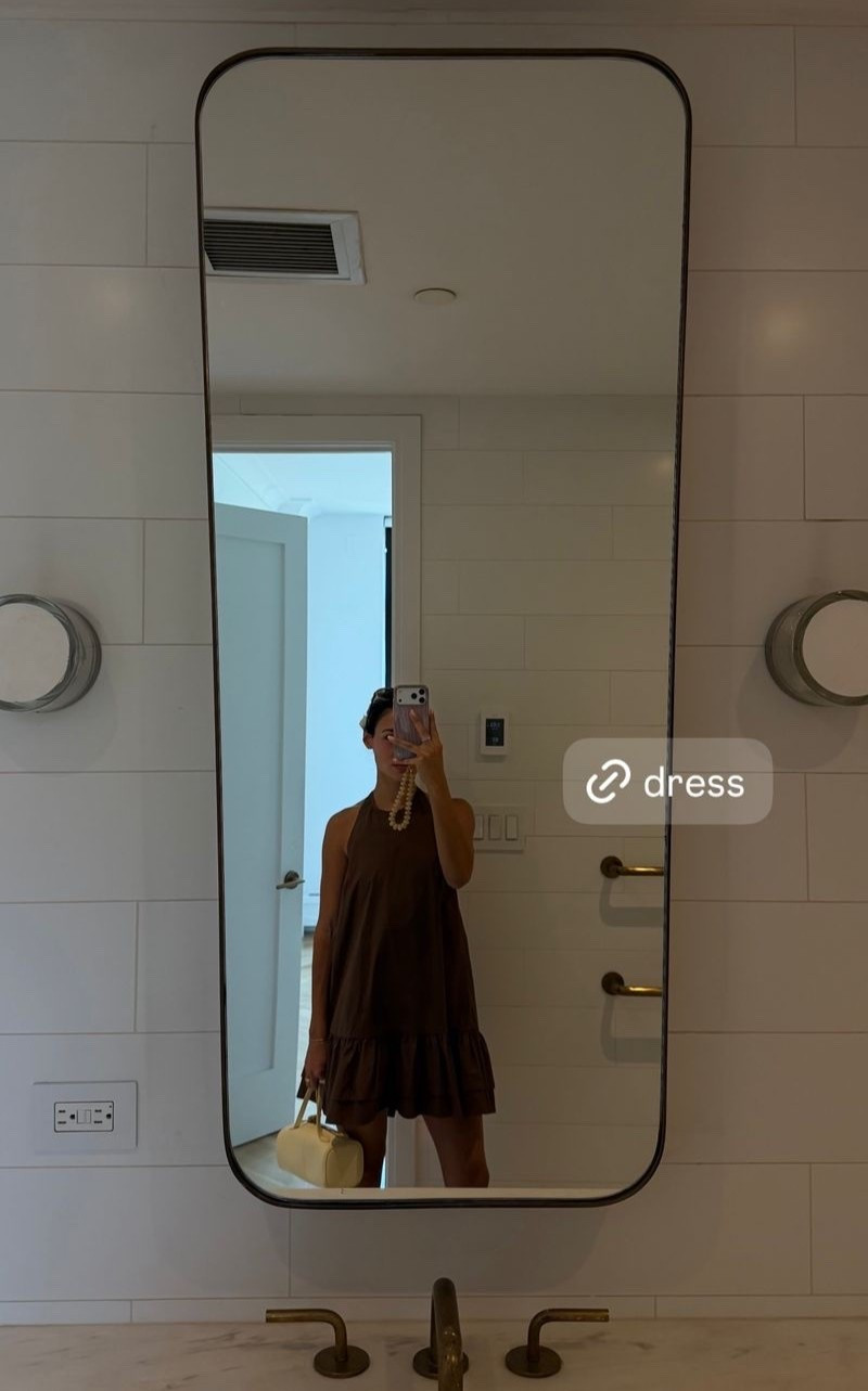 revolve brown mini dress

#LTKdayinmylife #LTKgrwm #LTKootd
