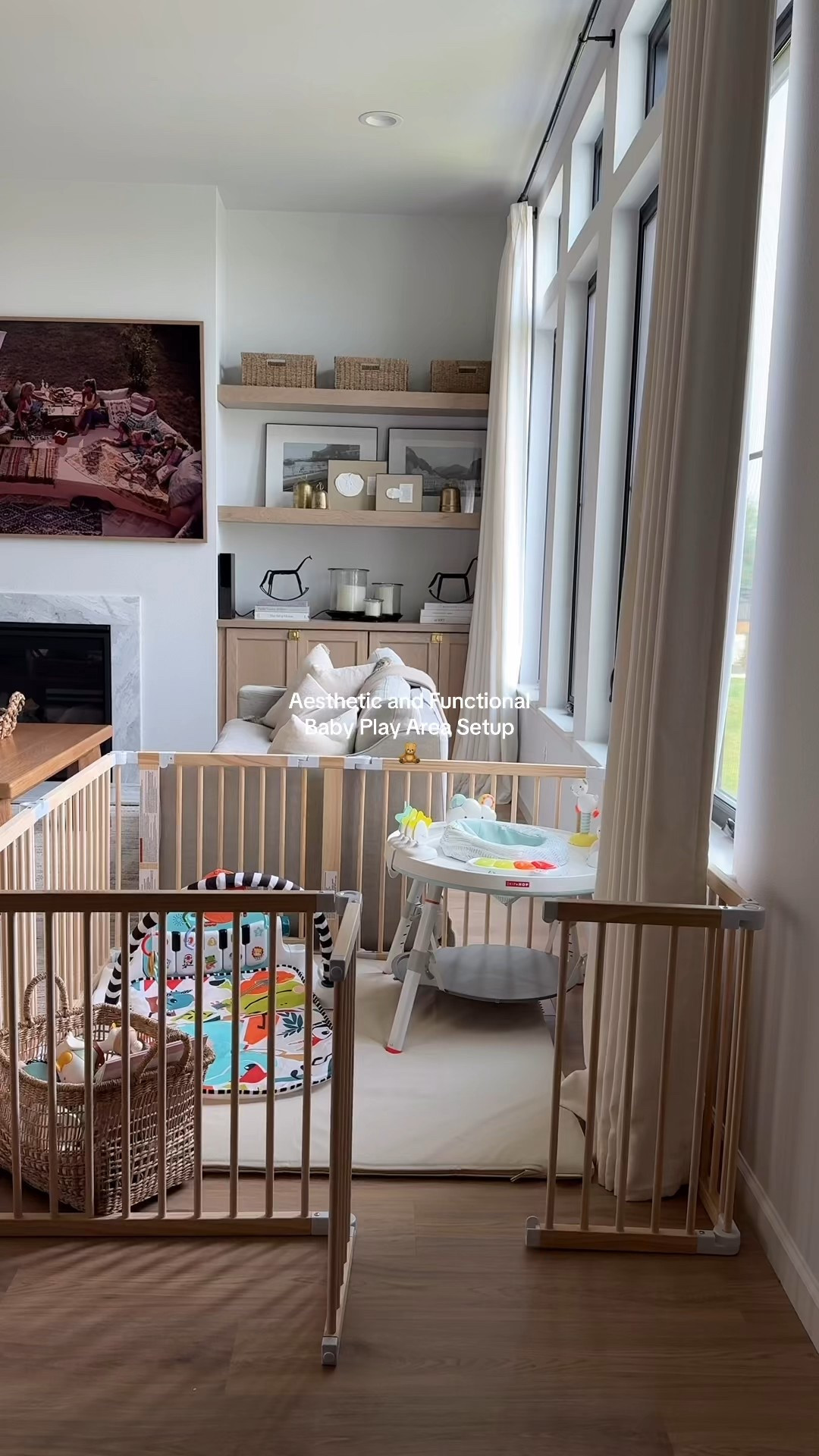 New play setup for baby boy!