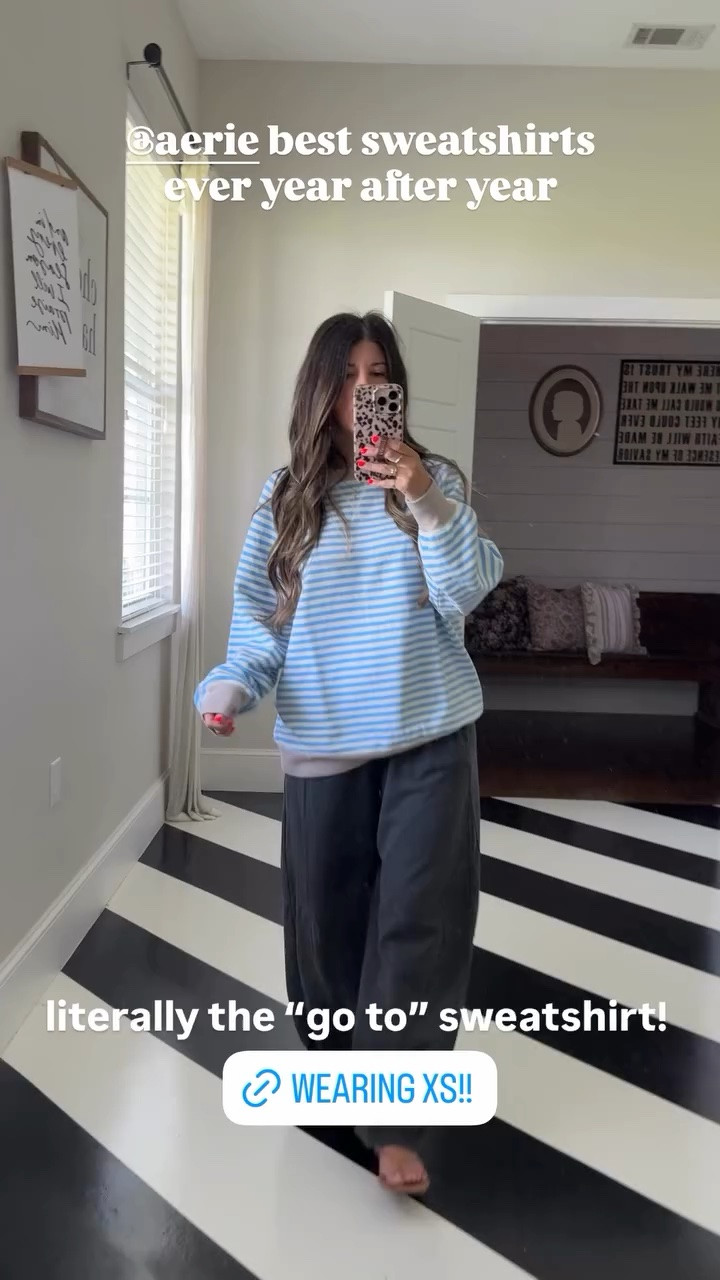 @aerie best sweatshirts ever year after year literally the “go to” sweatshirt!

the comfiest sweatshirt of all time! Wearing xs! @Aerie   #aeriereal

Michelle15 on Mama

#LTKootd #LTKmomlife #LTKPetite
