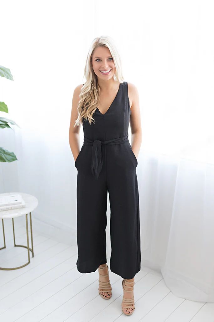 All About Business Cropped Jumpsuit | Dress & Dwell